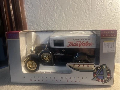 True Value Ford Model “A” Van Stock #2546 Master Mechanic Coin Bank  - Image 1 of 4