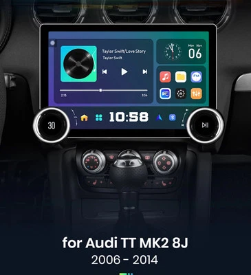 AUTORADIO ANDROID 8CORE PER AUDI TT MK2/8J - Immagine 1 di 3