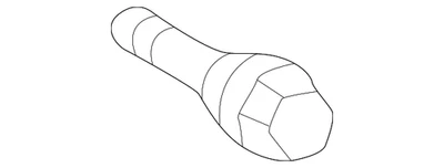 Perno de rueda original Mercedes-Benz 000-990-48-07 Foto 1 de 3