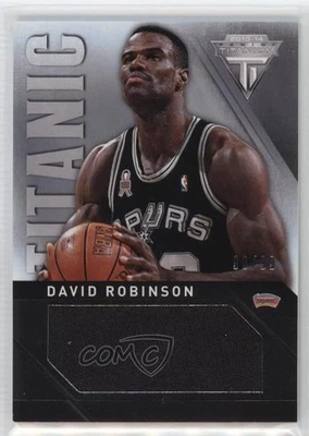 2013-14 Panini Titanium Titanic Threads Jumbo /99 David Robinson #63 HOF - Image 1 of 2