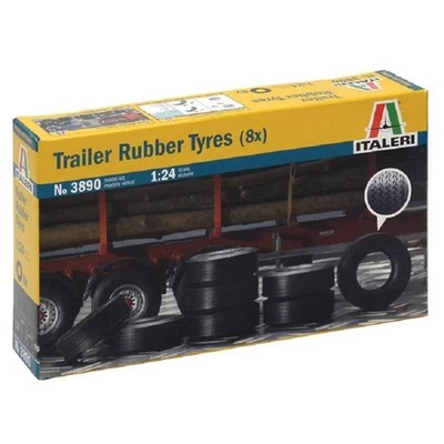 Modellino Pneumatici Rimorchio di Gomma ITALERI 3890 1/24ème Char Promo - Immagine 1 di 3