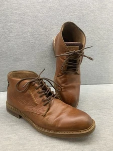 Arkbird Mens 9.5 Oxford Chukka Leather Boots Brown Ankle Casual FZN 18012 - Picture 1 of 17