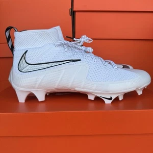 Nike Men 9.5 Vapor Edge 360 Untouchable Flyknit Football Cleat White FQ0235-102 - Picture 1 of 12