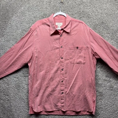 Camisa de vestir Ermenegildo Zegna para hombre grande rosa abotonada manga larga *Italia* Foto 1 de 4