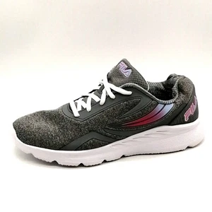 Fila Schuhe Damen Sneaker grau rosa Besatz runde Spitze Keilabsatz Memory Foam 10 - Bild 1 von 9