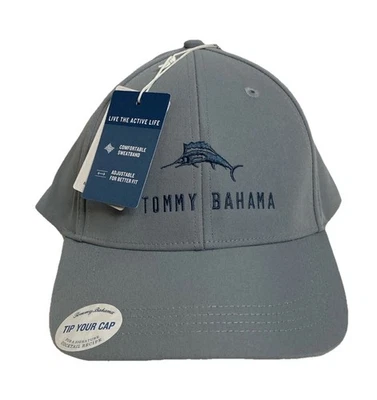 Tommy Bahama Hat Cap Tip Your Cap Blue Baseball Logo Adjustable Blokecore - Image 1 of 4