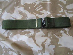 UK ARMY webbing Green BELT Army BDU SAS edc BUSHCRAFT hiking SF tactical W32 - Foto 1 di 5