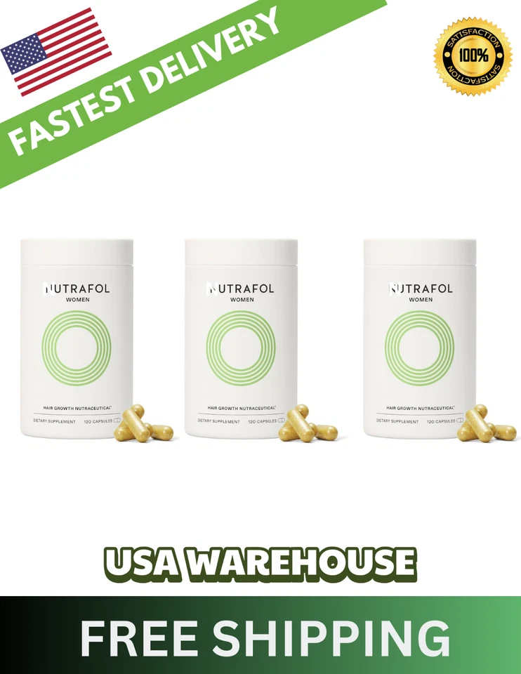 Women’s Hair Growth Supplement |3 Pack (120 Capsules) | 3 Month Supply| Exp 2026 - Image 1 of 1