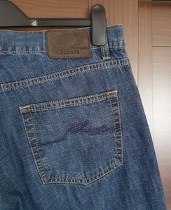 Lacoste Straight Leg Men's Jeans-Lacoste Size 46-UK 36 -W47cms -Inside Leg 77cms - Picture 1 of 8