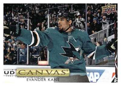 2019-20 Upper Deck Canvas #C74 Evander Kane - Image 1 of 2