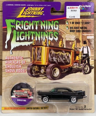 1996 JOHNNY LIGHTNING FRIGHTNING LIGHTNINGS CHRISTINE `58 PLYMOUTH FURY BLACK S2 - Image 1 of 4