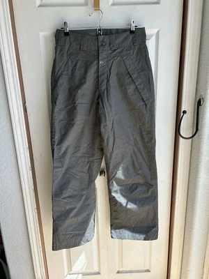 Men’s Salomon Gray Clima Pro Snow Pants Insulated Storm Cargo Size Small - Image 1 of 4