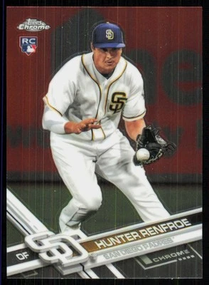 2017 Topps Chrome Hunter Renfroe Rookie SD #18 - Image 1 of 2