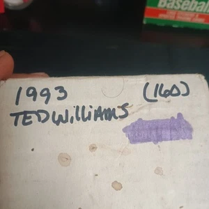 1994 TED WILLIAMS BASEBALL CARD COMPANY Complete Trading Card Set #1-160 - Picture 1 of 6