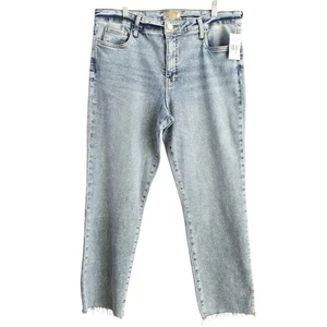 Kut from the Kloth Size 16 Reese Fab Ab Ankle Straight Leg High Rise Blue NWT - Picture 1 of 8