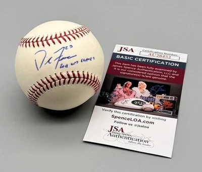 David Freese JSA Certified Signed Baseball Inscription “2011 World Champs” - Image 1 of 3