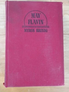 Vintage May Flavin von Myron Brinig 1938 Hardcover alte HS Bibliothek - Bild 1 von 7