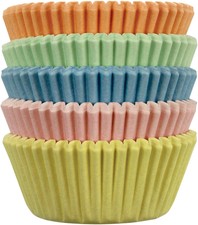 Custodie per muffin cupcake di carta decorazione torta da forno verde blu giallo rosa rosso