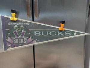 Vintage Milwaukee Bucks NBA Basketball Wincraft Full Size Felt Pennant - Picture 1 of 4