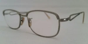 MUJERES VINTAGE ANTIGUO TONO PLATA MONTURAS GAFAS USADAS ESTILO CUERDA - Imagen 1 de 12