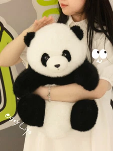 Panda Plush Toy Flower Giant Panda Doll Doll Girl Birthday Gift Pillow - Picture 1 of 9