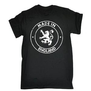 CAMISETA Hecha en Inglaterra Mapa Inglés País Nacido Gran Bretaña Regalo Cumpleaños - Imagen 1 de 9