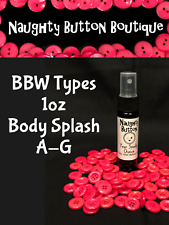 BBW LOVERS A-G Handmade 1oz Moisturizing/Shimmer Hair Body Splash Mist Spray