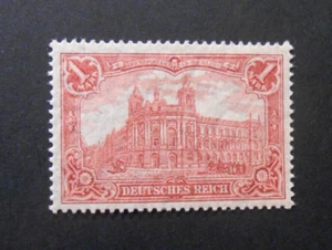 DEUTSCHLAND,GERMANY REICH 1902 1 Mark Karminrot postfrisch ** Mi. 78 - Bild 1 von 2