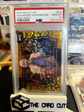 2023 UFC Select Alexander Volkanovski Gold Disco 3/10 PSA Gem MT 10