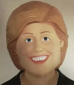 NWT Amscan Lady President Hillary Halloween Costume Latex Mask - Picture 1 of 2