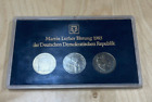 Themen Münzsatz der DDR - Martin Luther Ehrung 1983 mit Münze Wartburg 1983!!