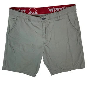 Wrangler Grey Chino Pockets Cotton Workwear Shorts Men's Size 38 - Picture 1 of 13