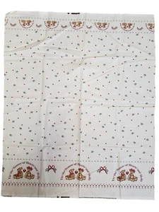 Daisy Kingdom Tis The Season Border 34114 Pasado y Presente 1995 Beige Bears 36x44 - Imagen 1 de 4
