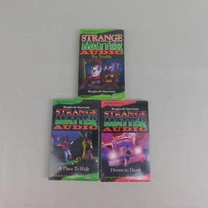 Lot 3 Strange Matter Audio Cassettes Engle & Barnes Supernatural Suspense #3341 - Picture 1 of 20