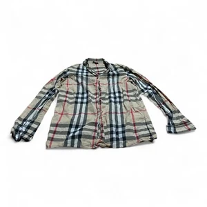 Burberry Body kariert Knopfleiste Pyjama Oberteil Small Damen - Bild 1 von 4