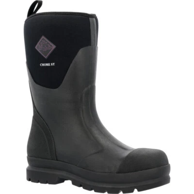 Bota para mujer Muck Chore Mid Steel Toe - negra Foto 1 de 4