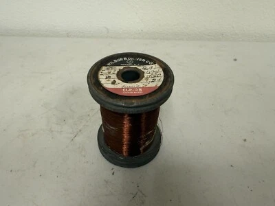 Vintage  1 Pcs WILBUR B.DR. VER COM Bare Copper Wire Cable Cord Roll - Image 1 of 4
