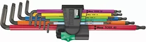 Wera 967/9 TX XL Set chiavi a L multicolore TORX® 05024480001 - Foto 1 di 9