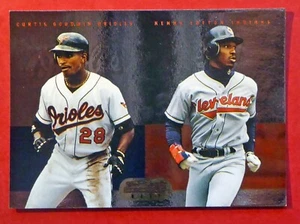 1995 Bowman's Best Kenny Lofton & Curtis Goodwin Mirror Image -Indians & Orioles - Picture 1 of 1
