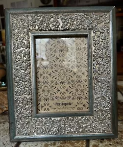 Pier 1 Imports 5”x 7” Wood Photo Frame With Rhinestones Bling Design - Picture 1 of 12