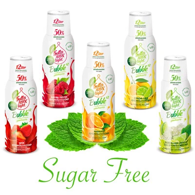 Light Sirup Getränkesirup Konzentrat Fruchtgehalt 50% Ohne Zucker Stevia 500ml - Bild 1 von 4