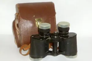 Old Binoculars 8 x 30 Binoculars Hunter Hunting Look 8x30 Bag Pouch - Picture 1 of 12