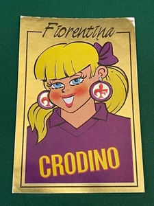 SCUDETTO FIGURINA CALCIATORI PANINI 1987-88 N.114 FIORENTINA MAI ATTACCATO - Picture 1 of 2