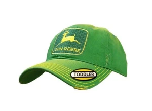 John Deere Kids Vintage Distressed Green Cap MC53080295GR - Picture 1 of 1