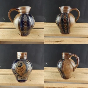  VINTAGE CARAFFA BROCCA VERSATOIO CERAMICA MAIOLICA STONE WARE INGLESE SMALTATA - Imagen 1 de 8