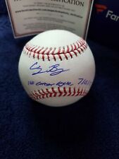 Cody Bellinger Autographed Baseball 1st Career Cycle 7/15/17 Fanatics CoA