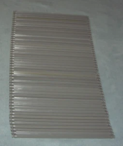 50 K'nex HELLGRAU 7-1/2" RUTEN ~ STANDARDTEILE KONVOLUT KNIE - Bild 1 von 5
