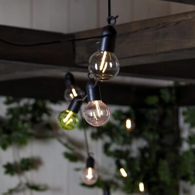 Star Trading Lichterkette Fiesta, Dekoration, Bunt, LED, Timer, Warmweiß, Außenb - Bild 1 von 3