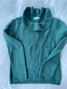 La Redoute Girls Green Roll Neck Knit Jumper Age 10 Years Top - Picture 1 of 2