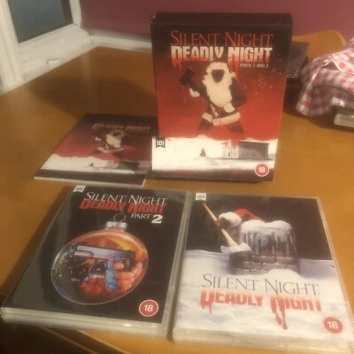Silent Night, Deadly Night Parts 1 & Part 2 - 101 Films Ltd Ed BluRay Box Set - Image 1 of 4